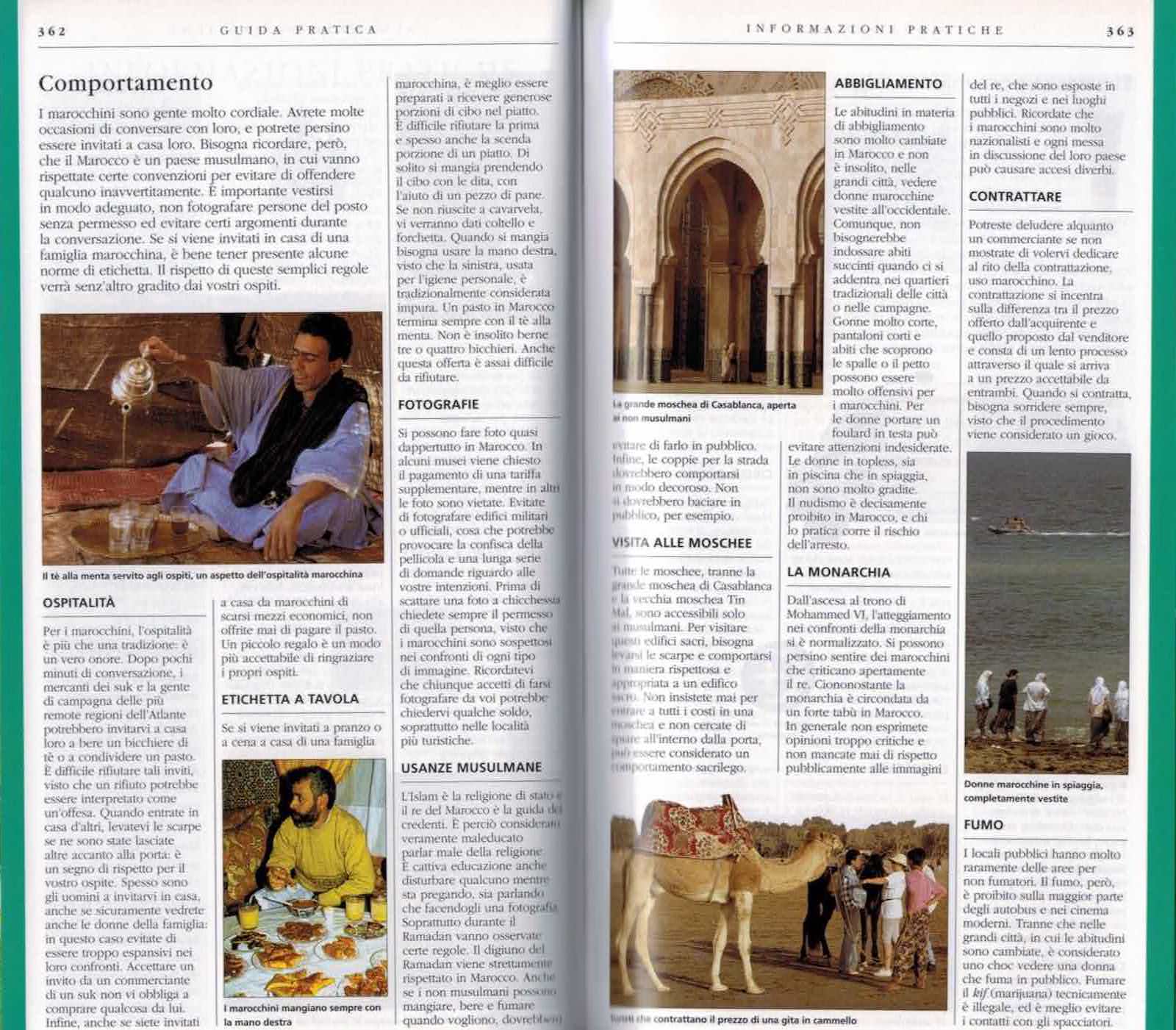 Guida Marocco Mondadori dettaglio contenuti