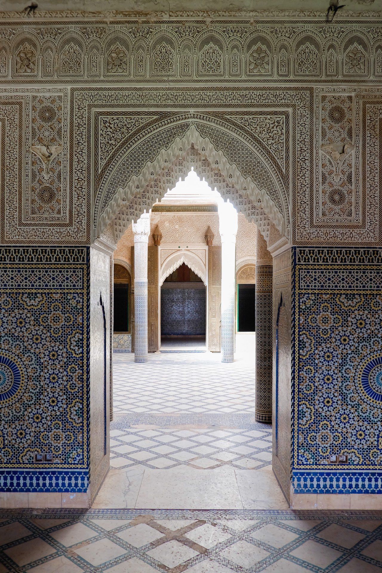 Decorazioni mosaici Kasbah Télouet