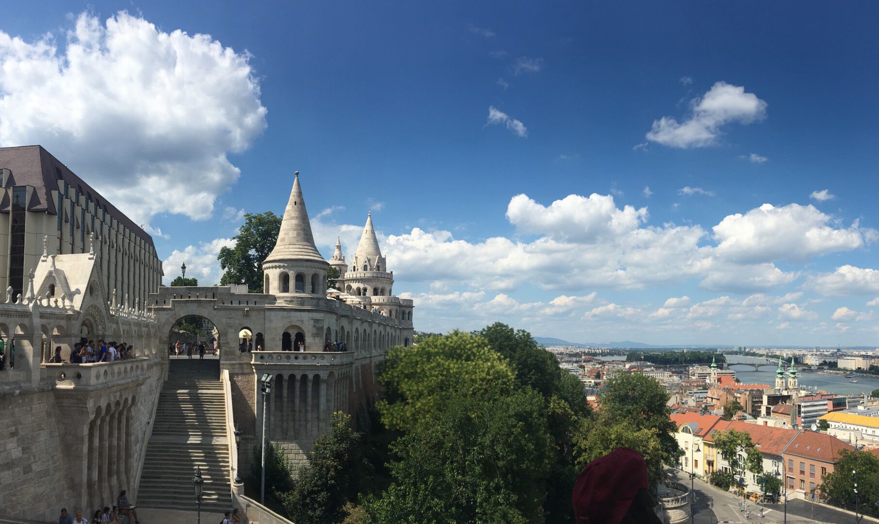 Panorama castello Budapest