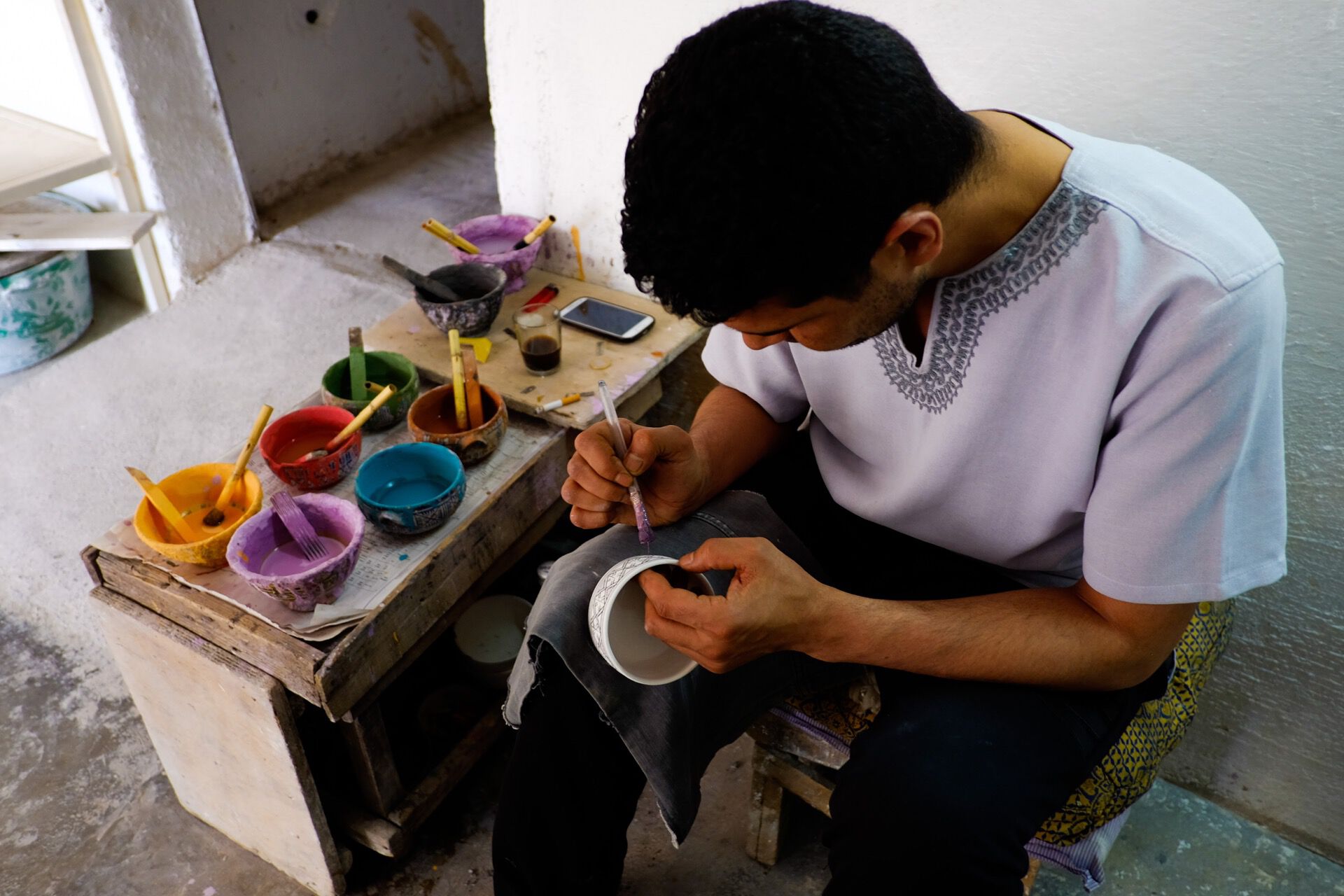 Artigiano laboratorio ceramica