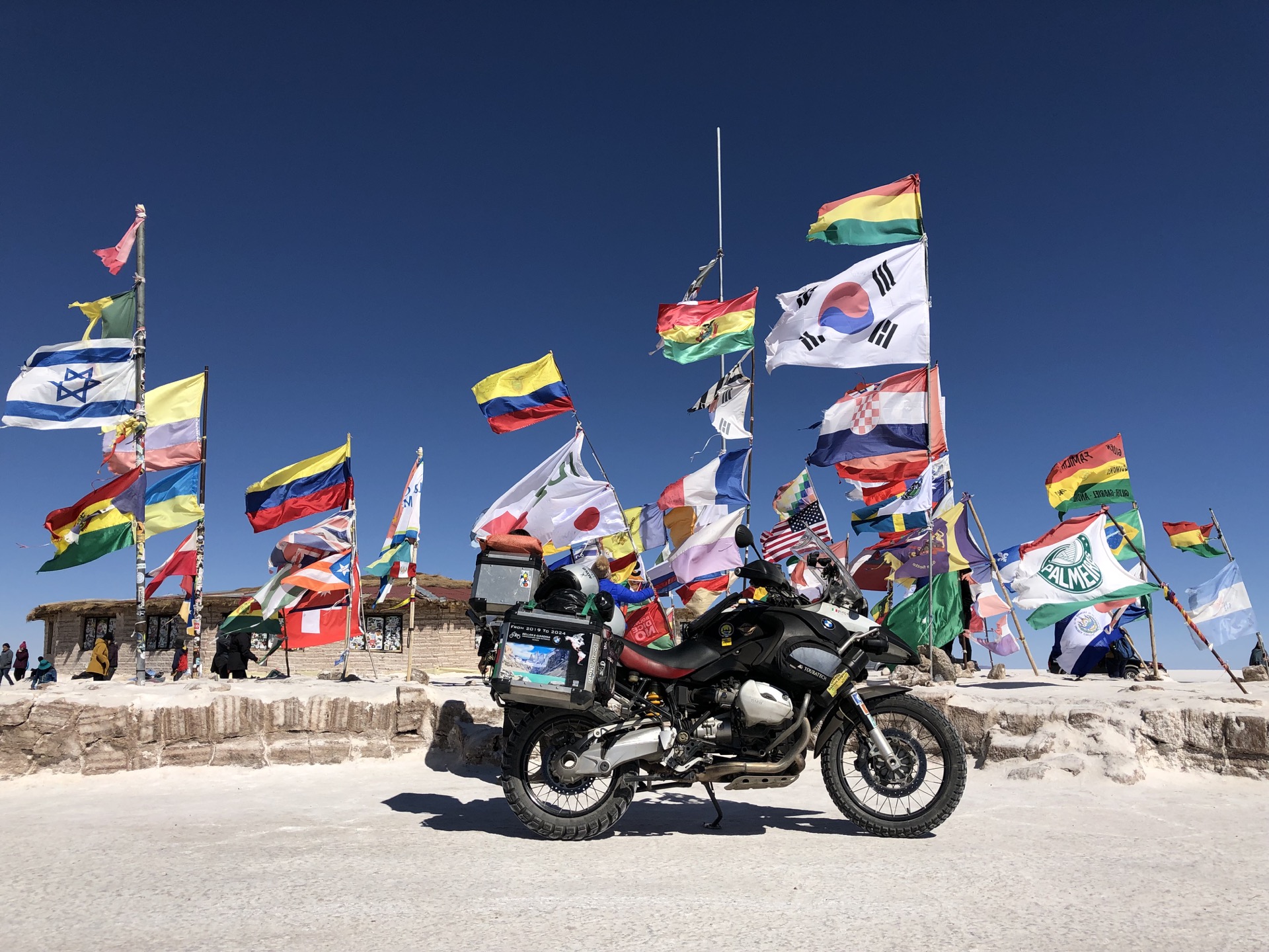 Bandiere Salar de Uyuni (Bolivia)