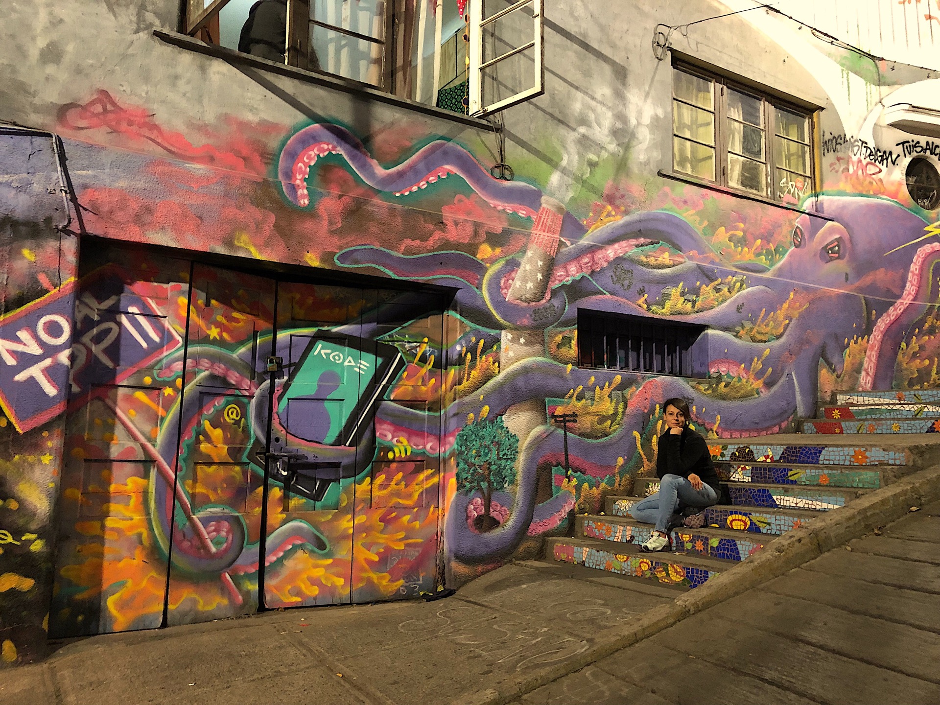 Murales a Valparaíso (Cile)