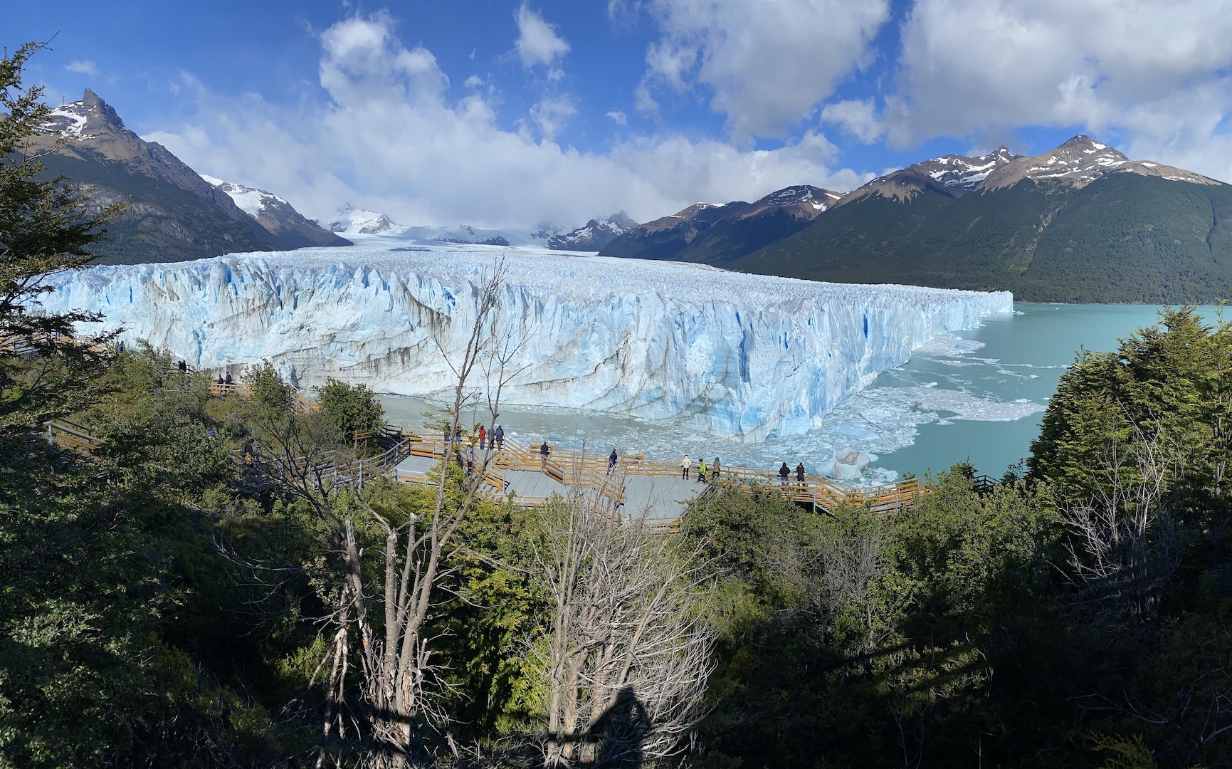 Panoramica del ghiacciaio Perito Moreno (Argentina)